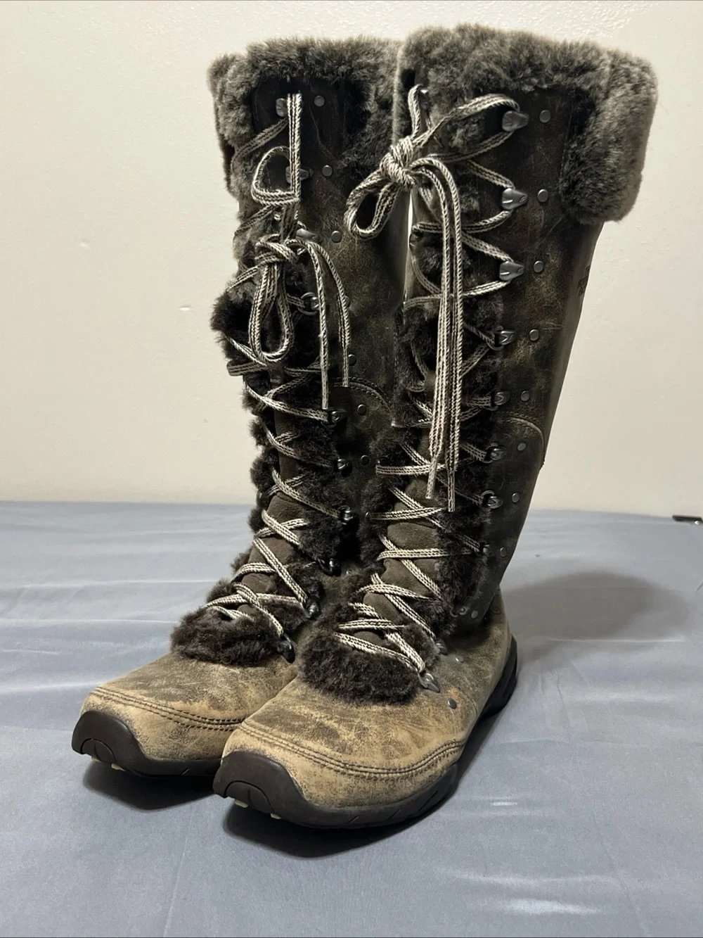 The North Face Adrianne Insulated Knee High Water Resistant Leather Boots 7